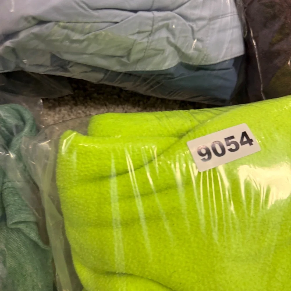 The North Face Boys XL 18/20 Neon Lime Green Full Zip Fleece Jacket Mock Neck